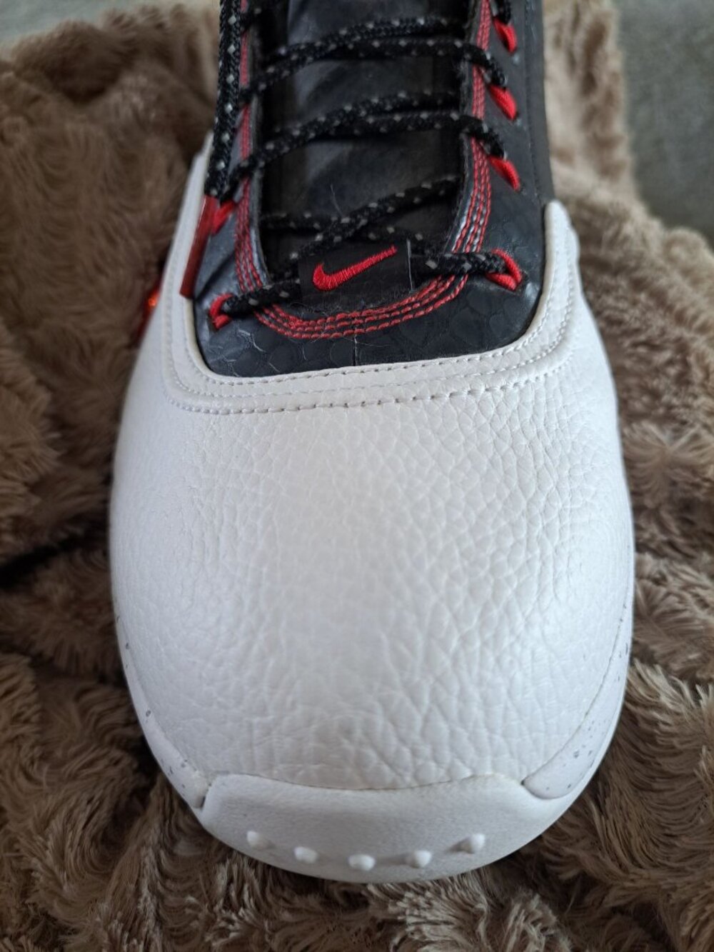 Nike Air Scottie Pippen 6 Men's 12.5 White/Black/Red Basketball Shoes - Picture 5 of 16
